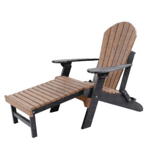 Folding Adirondack Chair + Ottoman poly outdoor furniture image 3