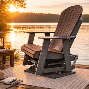 Swivel Glider Chair poly outdoor furniture image 8