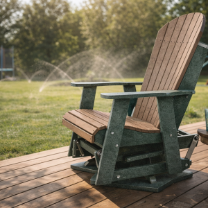 Swivel Glider Chair poly outdoor furniture image 6