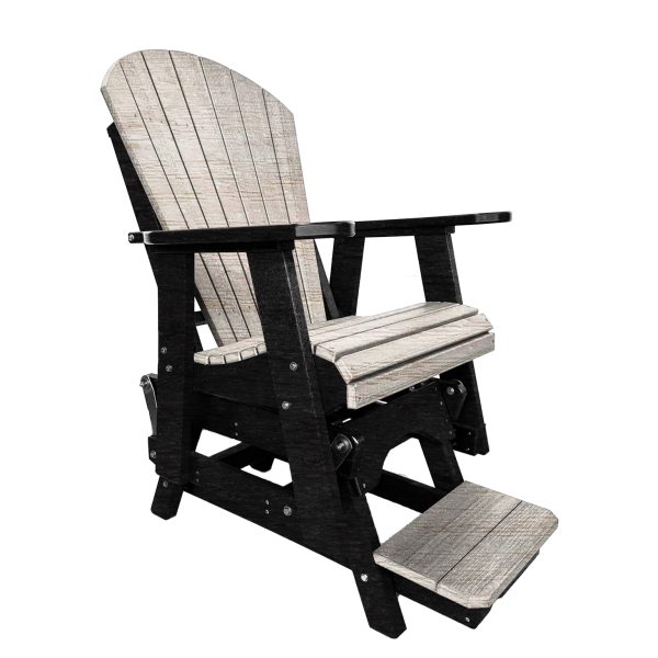 Adirondack Glider Chair (Tall) poly outdoor furniture by Kanyon Poly Furniture
