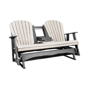5' Adirondack Glider poly outdoor furniture