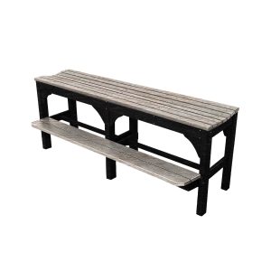 Bench (6' Bar Height with Foot Rail) poly outdoor furniture