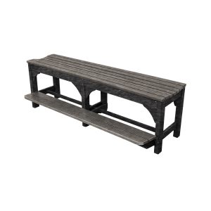 Bench (6' Counter Height with Foot Rail) poly outdoor furniture image 4