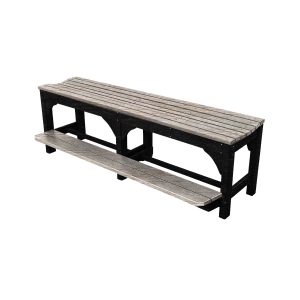 Bench (6' Counter Height with Foot Rail) poly outdoor furniture