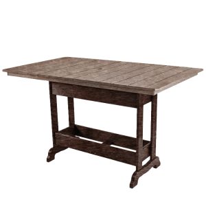 Rectangular Table (6' Bar Height) poly outdoor furniture image 5