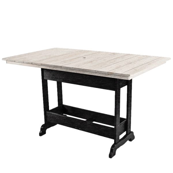 Rectangular Table (6' Bar Height) poly outdoor furniture by Kanyon Poly Furniture