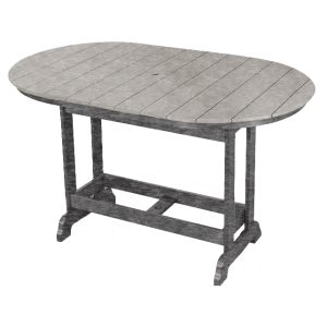 Oval Table (6' Bar Height) poly outdoor furniture image 4