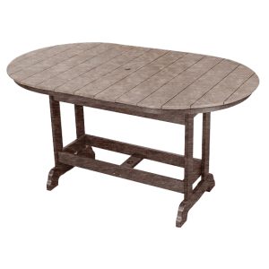 Oval Table (6' Counter Height) poly outdoor furniture image 5
