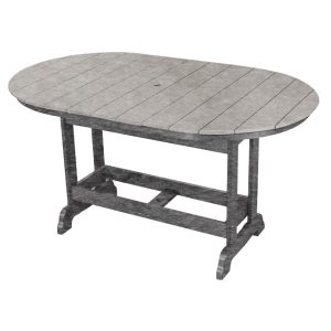 Oval Table (6' Counter Height) poly outdoor furniture image 4