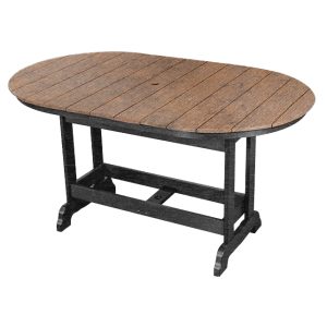 Oval Table (6' Counter Height) poly outdoor furniture image 3