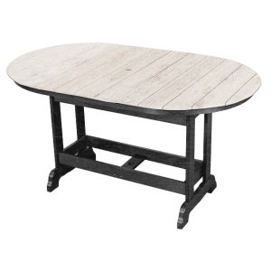 Oval Table (6' Counter Height) poly outdoor furniture