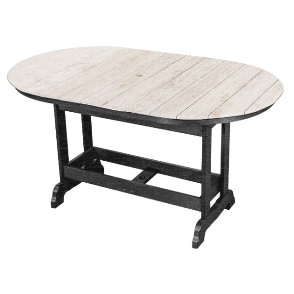 Oval Table (6' Counter Height) poly outdoor furniture by Kanyon Poly Furniture