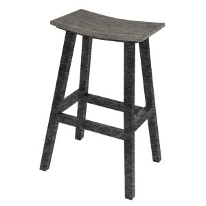 Saddle Stool (Bar Height) poly outdoor furniture image 4