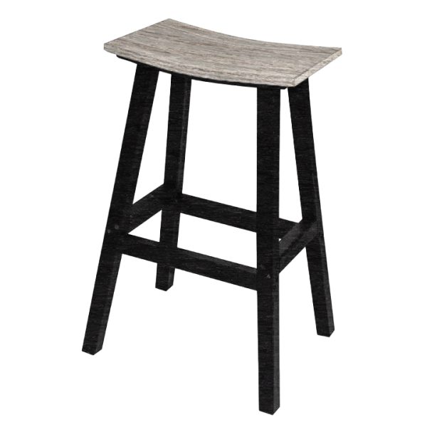 Saddle Stool (Bar Height) poly outdoor furniture by Kanyon Poly Furniture