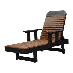 Chaise Lounge (with Arms) poly outdoor furniture image 3