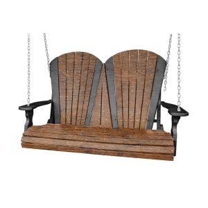 4' Adirondack Swing poly outdoor furniture image 3