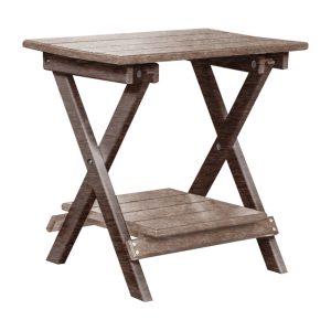 End Table (Folding with Shelf) poly outdoor furniture image 5