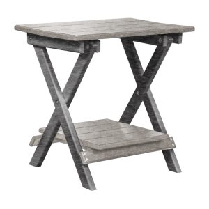 End Table (Folding with Shelf) poly outdoor furniture image 4