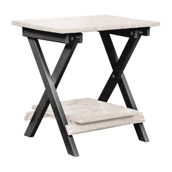 End Table (Folding with Shelf) poly outdoor furniture by Kanyon Poly Furniture
