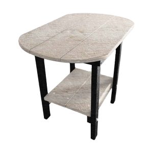 End Table (Oval) poly outdoor furniture