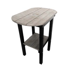 End Table (Oval - Tall Version) poly outdoor furniture
