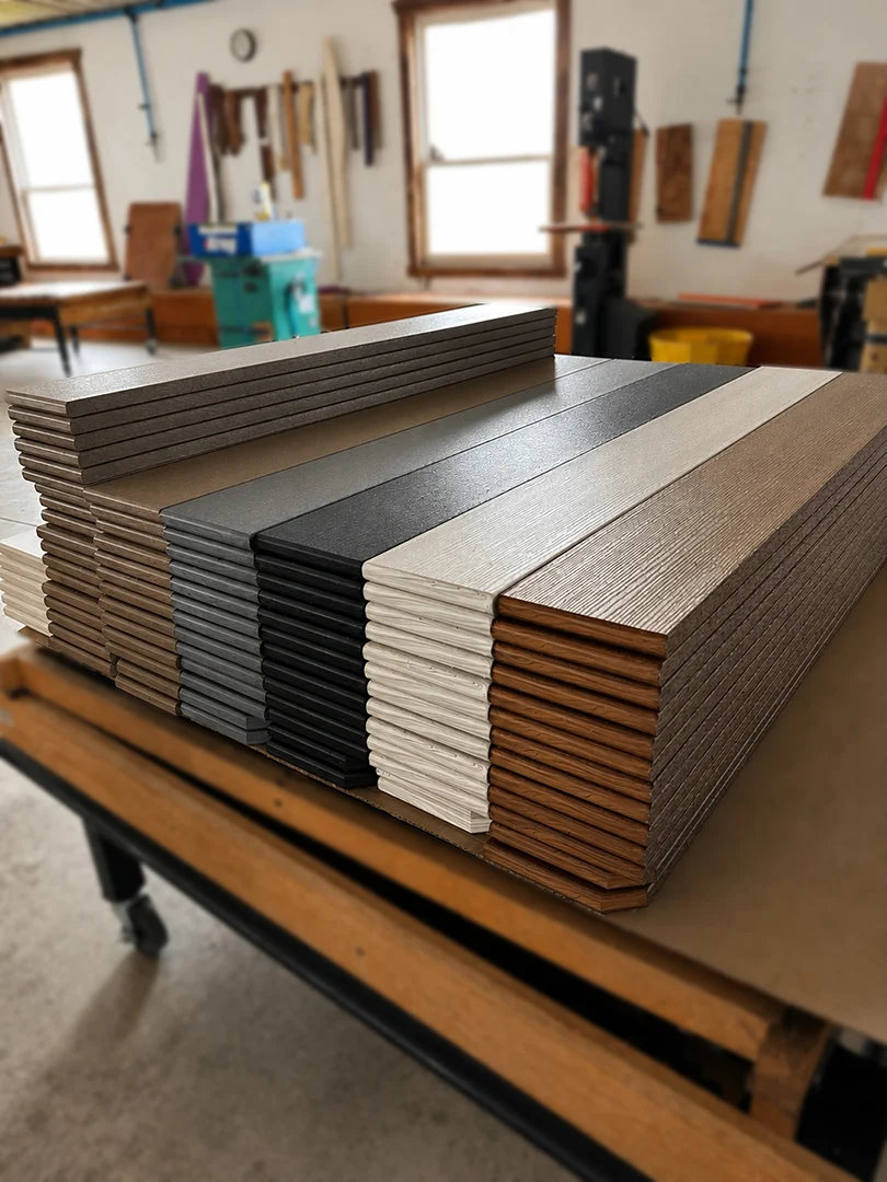 Poly boards used to build durable Kanyon Poly Furniture