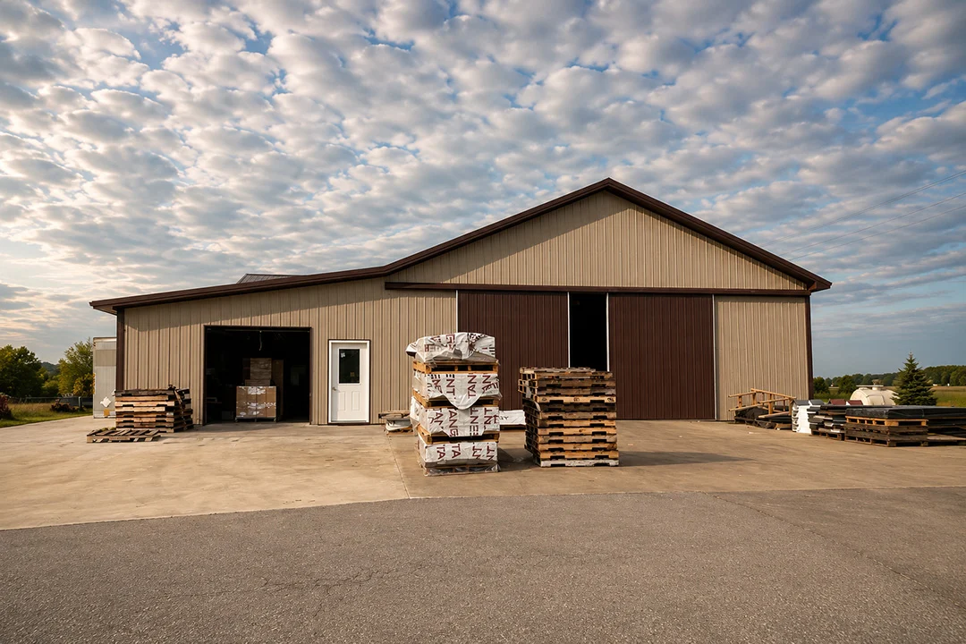 Amish workshop where Kanyon Poly Furniture is built