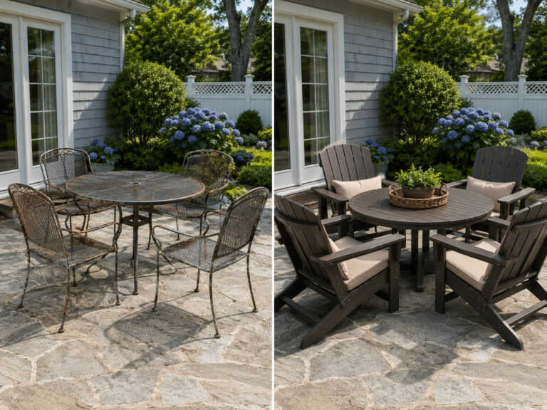 Poly Furniture vs Metal Patio Furniture