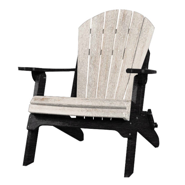 Folding Adirondack Chair poly outdoor furniture by Kanyon Poly Furniture